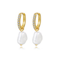 S925 Sterling Silver Light Luxury Ball Bead Earrings Series Women's Retro